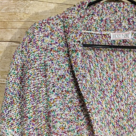 Vintage Multi-Color Long Sweater - Picture 10 of 10